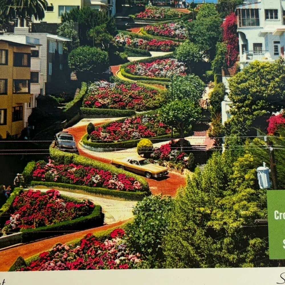 San Francisco Lombard Street Postcard